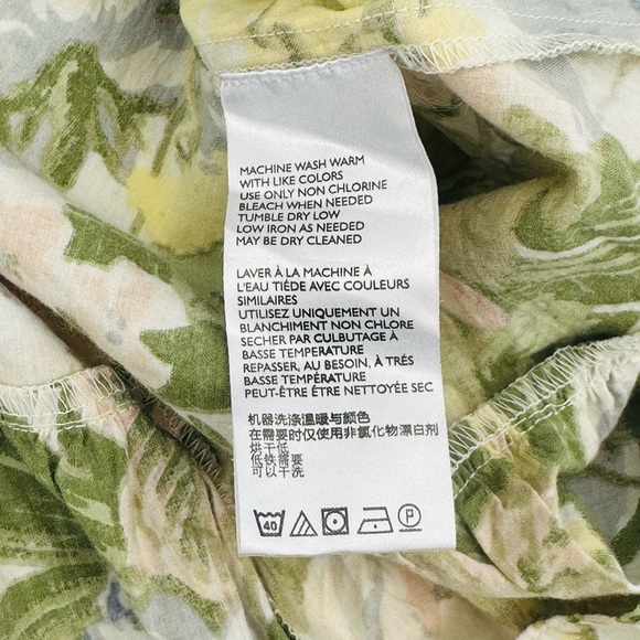 Urban Outfitters 100%Cotton Sundress Green and Pink Floral Top - Picture 15 of 15